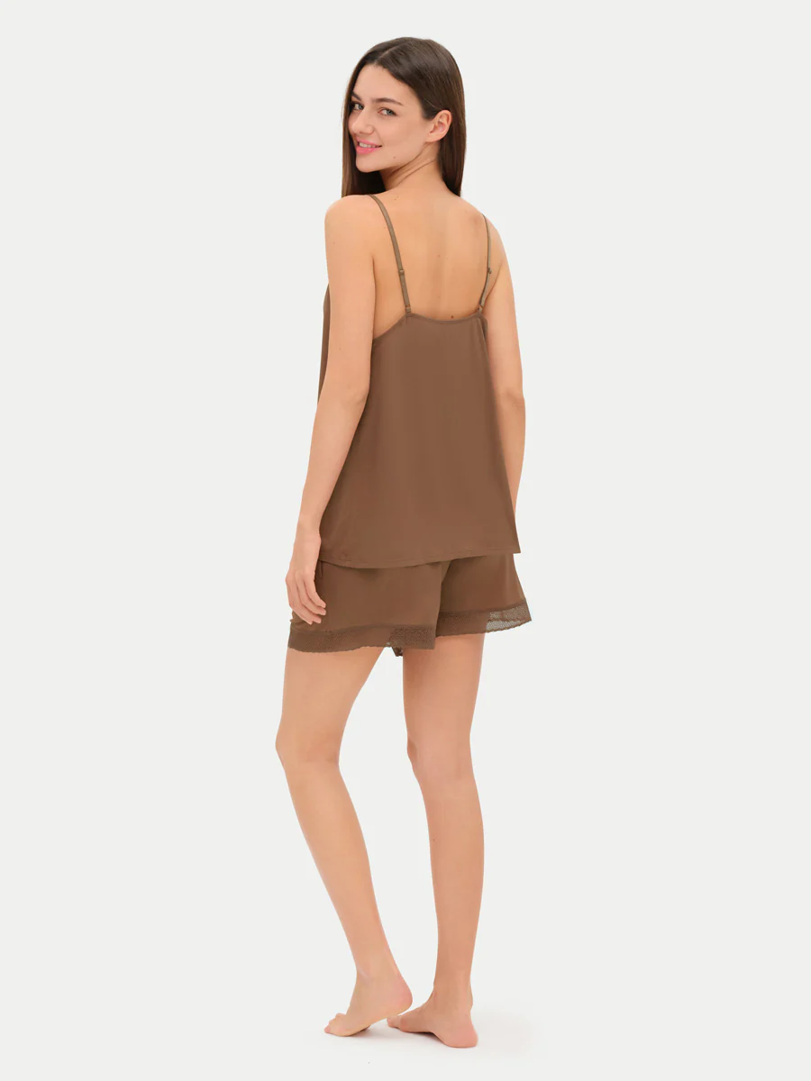 Bamboo Lace Cami Shorts - Image 68