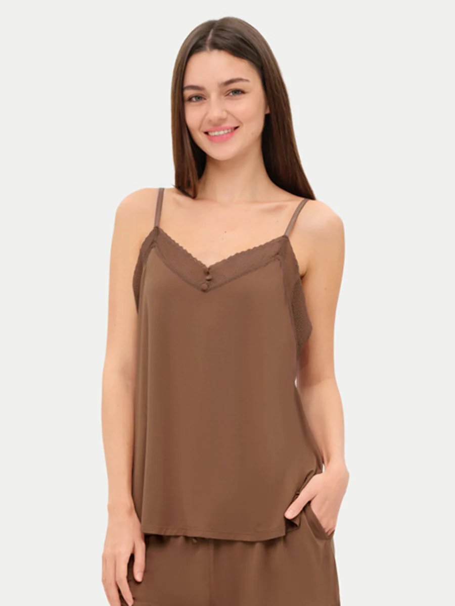 Bamboo Lace Cami Top - Image 70