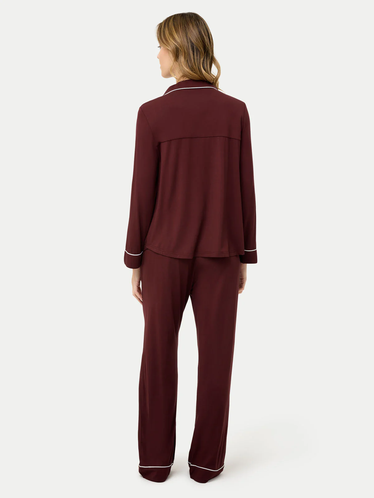 Long Sleeve Bamboo Pajama Set - Image 14