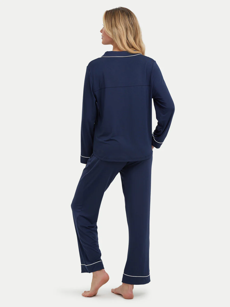 Long Sleeve Bamboo Pajama Set - Image 22