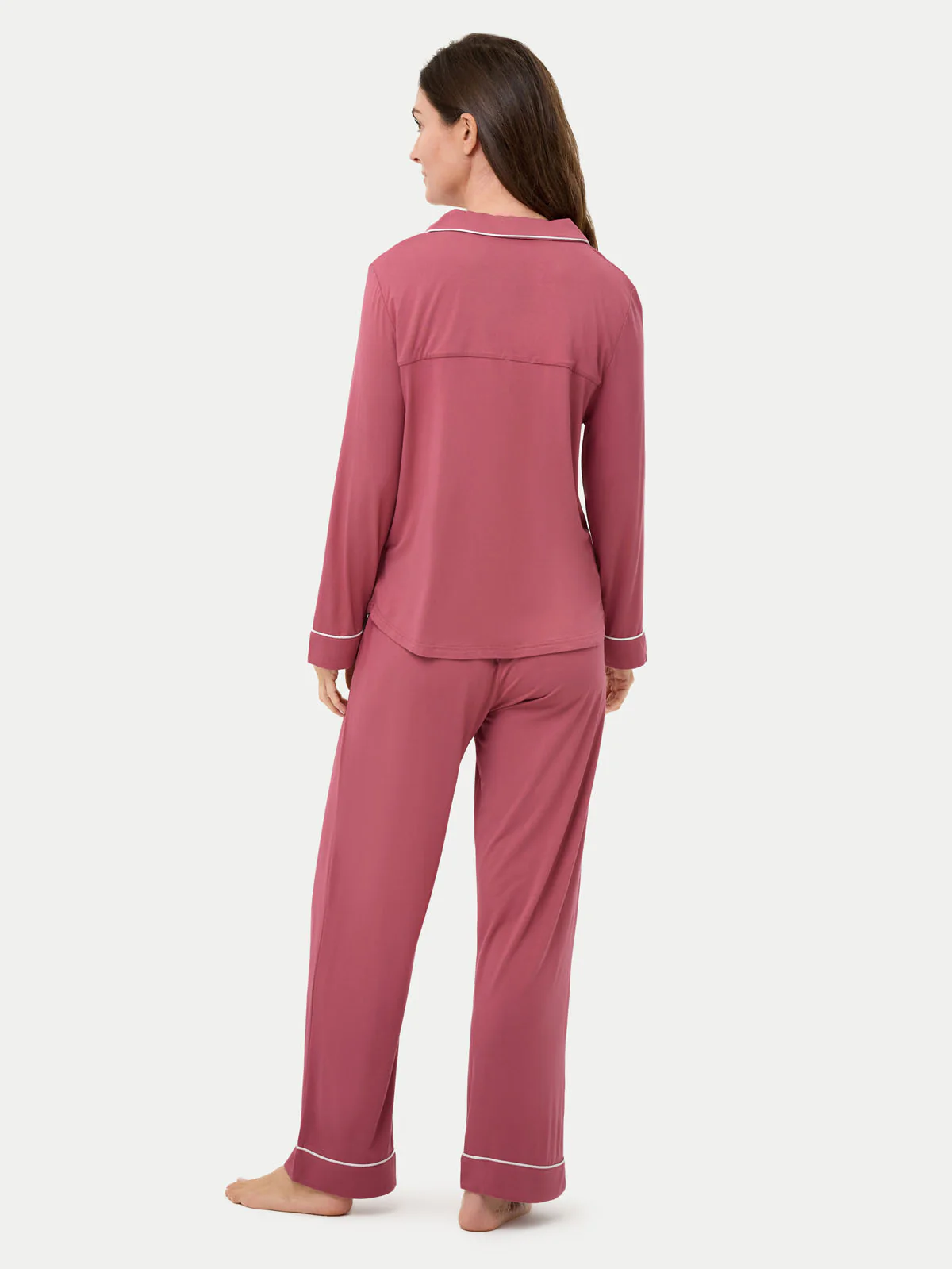 Long Sleeve Bamboo Pajama Set - Image 34