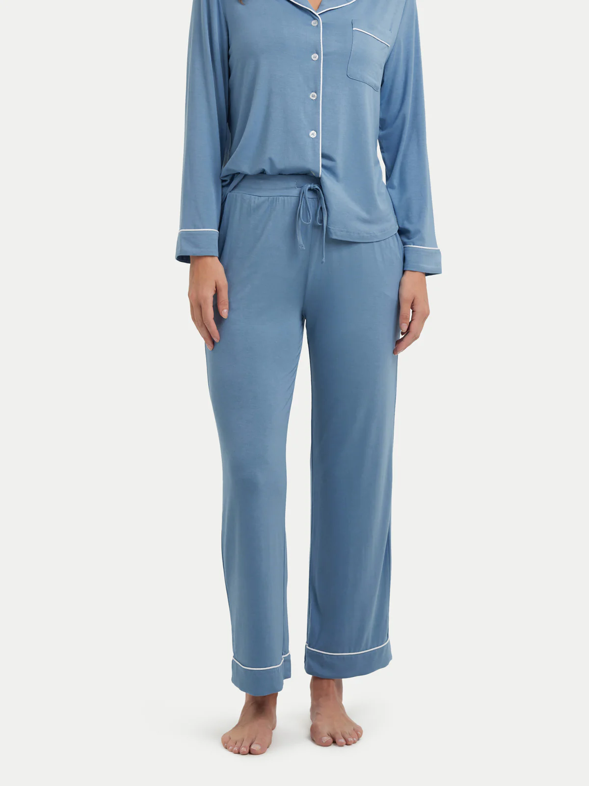 Long Sleeve Bamboo Pajama Set - Image 69