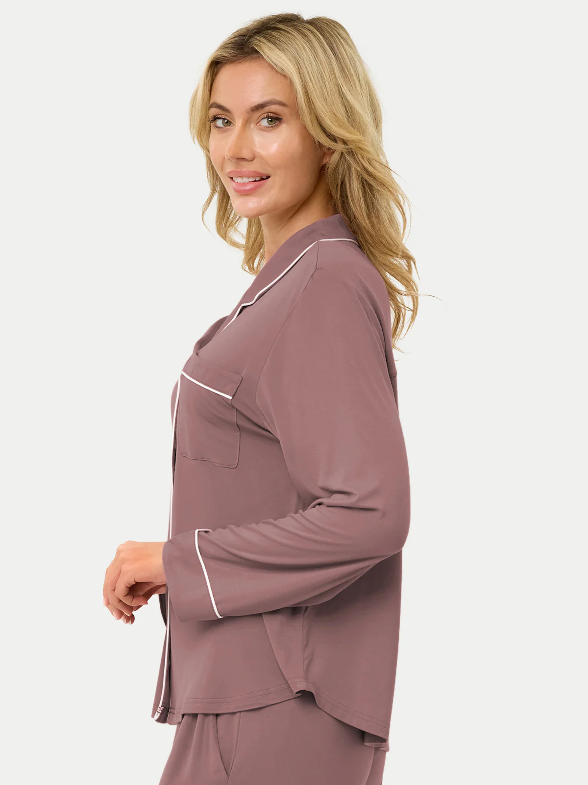 Long Sleeve Bamboo Pajama Shirt - Image 93
