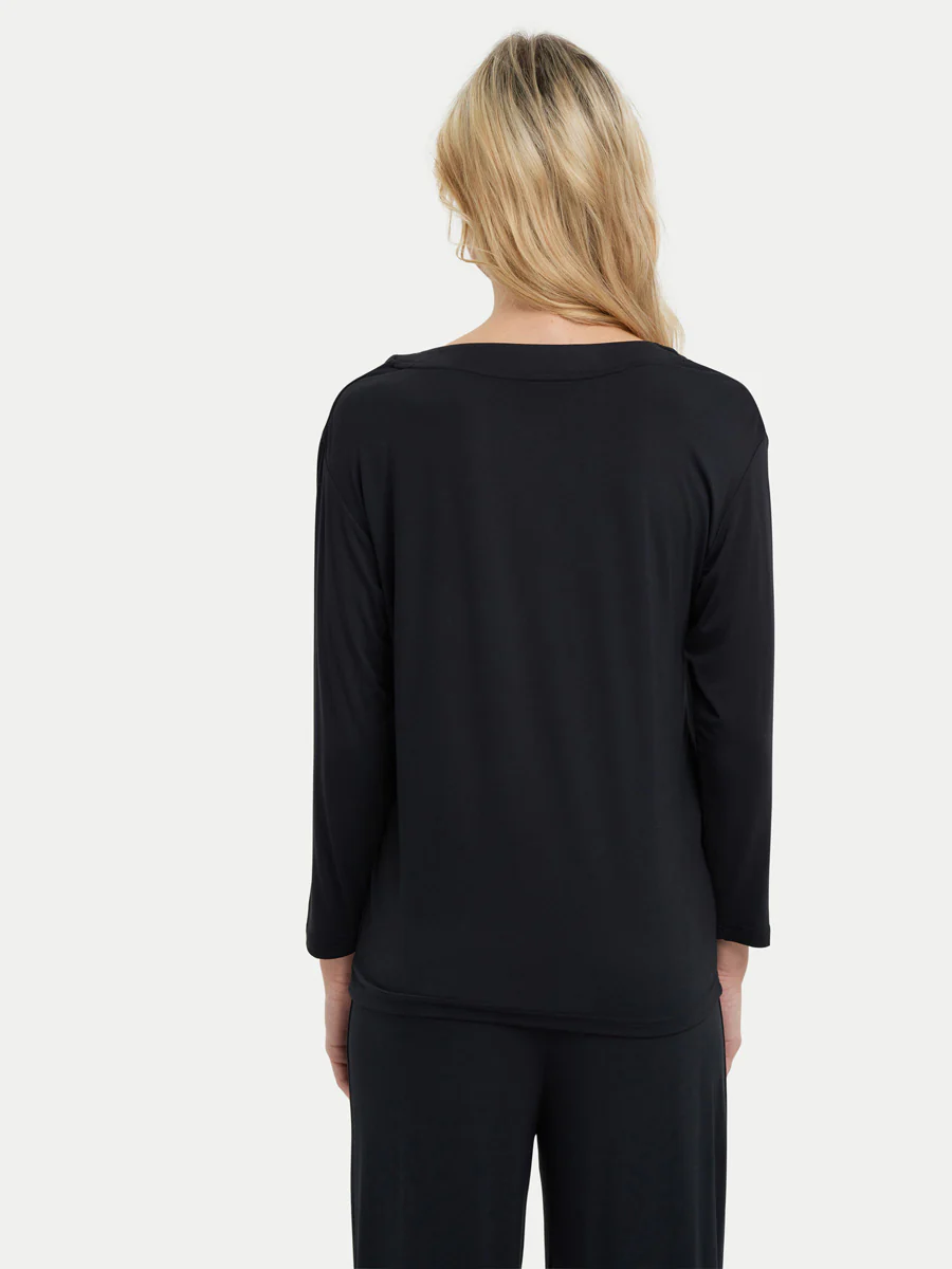 Long Sleeve Bamboo Slouchy PJs Set - Image 8