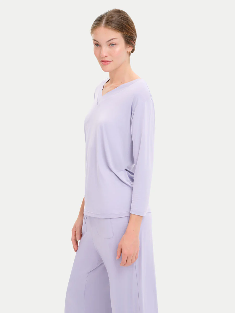 Long Sleeve Bamboo Slouchy PJs Set - Image 87