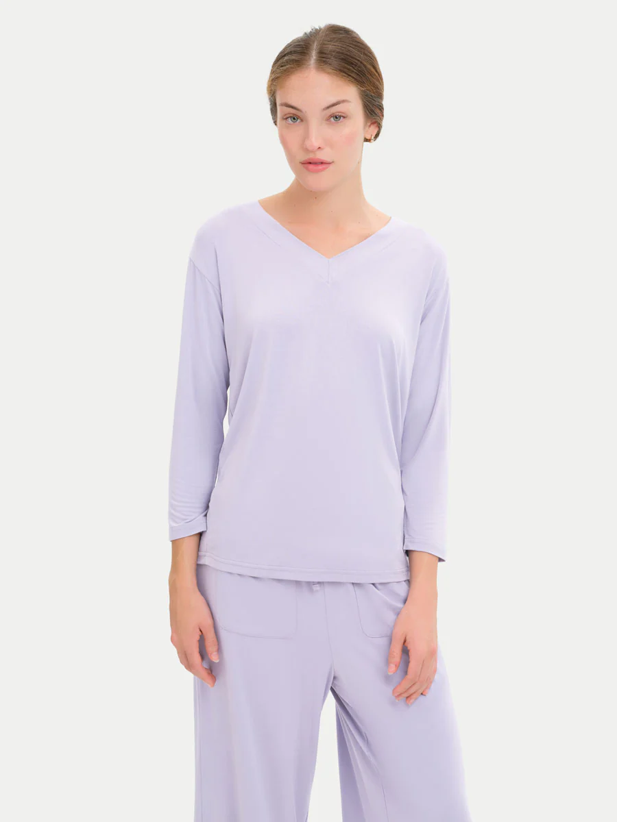 Long Sleeve Bamboo Slouchy PJs Set - Image 88