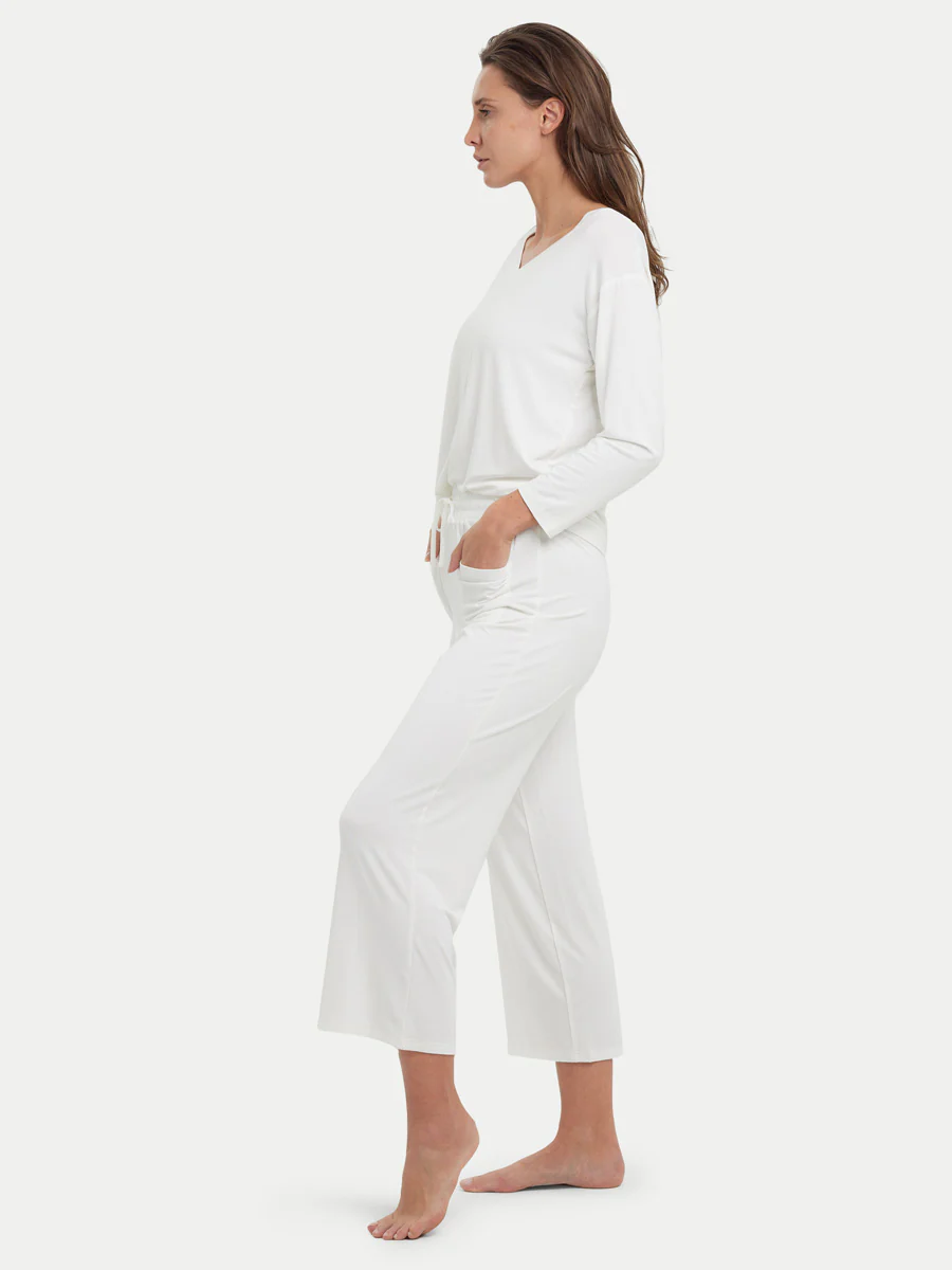 Long Sleeve Bamboo Slouchy PJs Set - Image 21