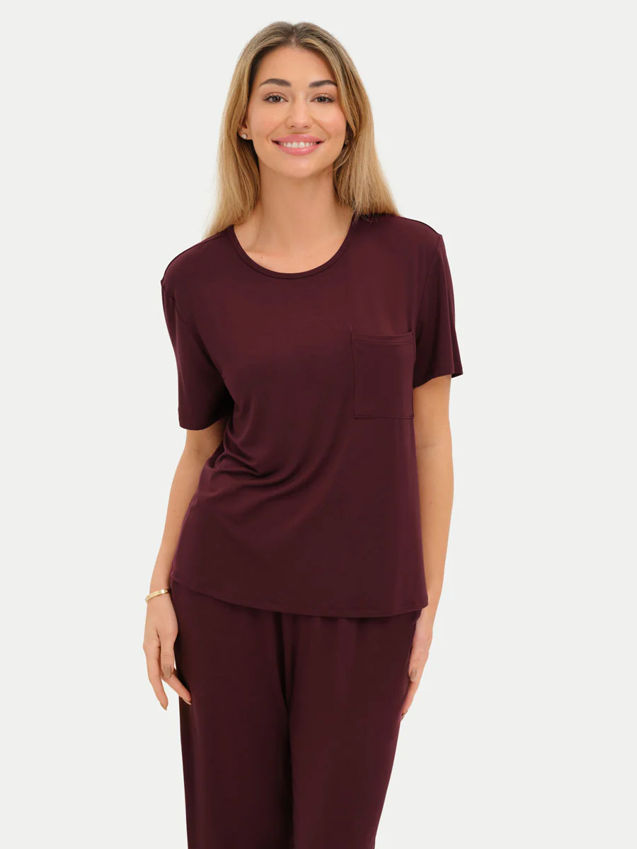 Short Sleeve Bamboo Relaxed Tee - Image 45