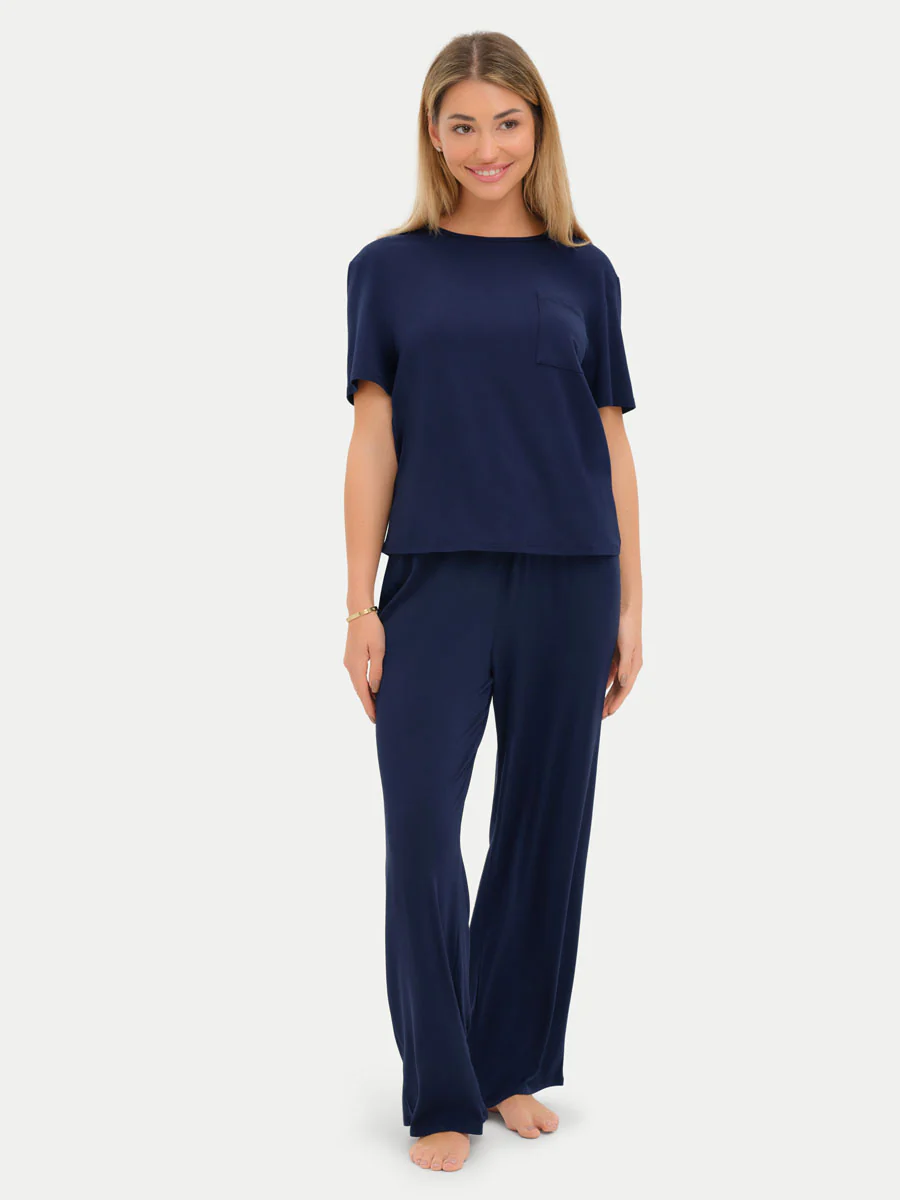 Short Sleeve Bamboo Relaxed Tee - Image 6