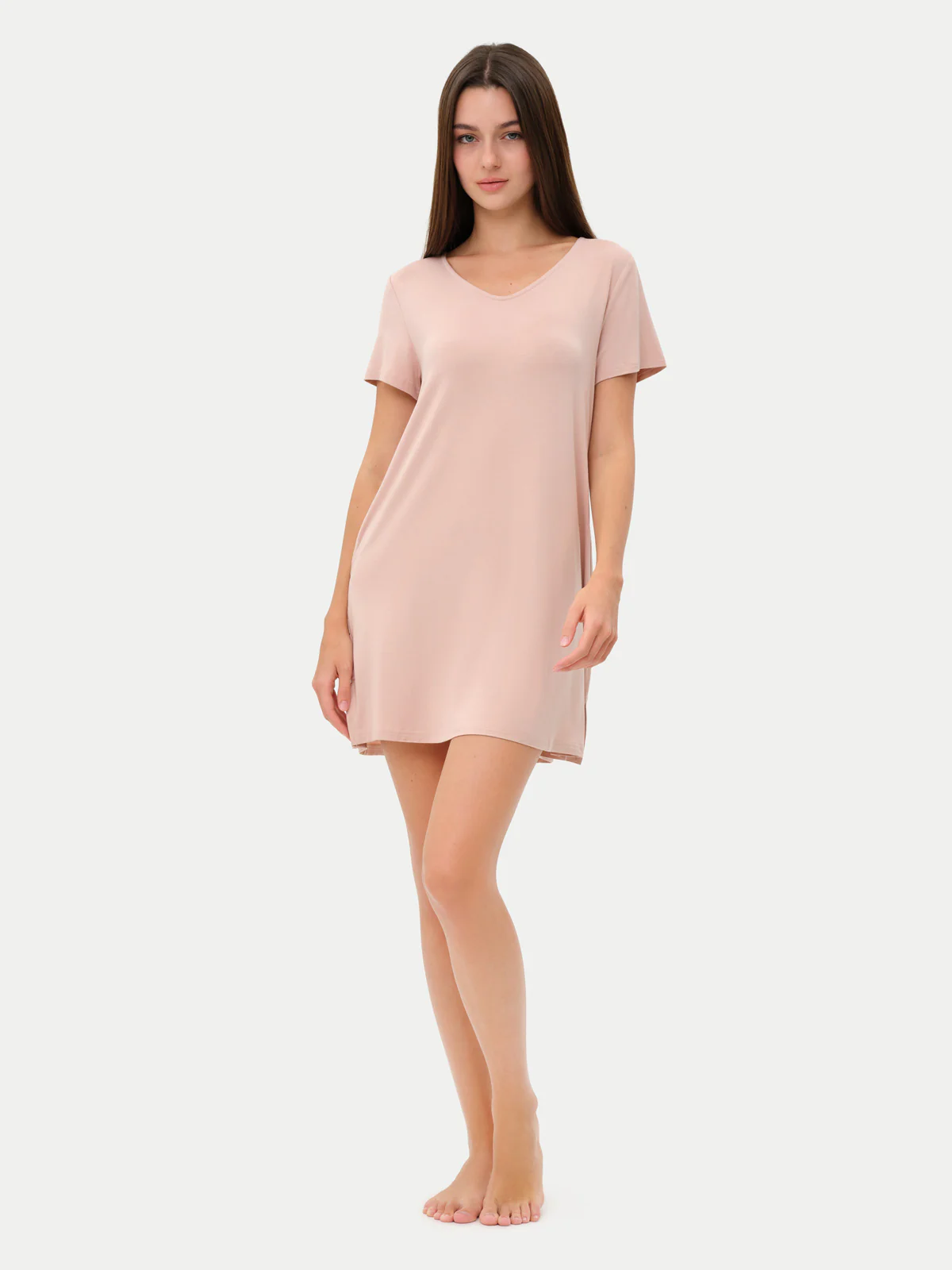 Short Sleeve Short Bamboo Sleepshirt - Image 20
