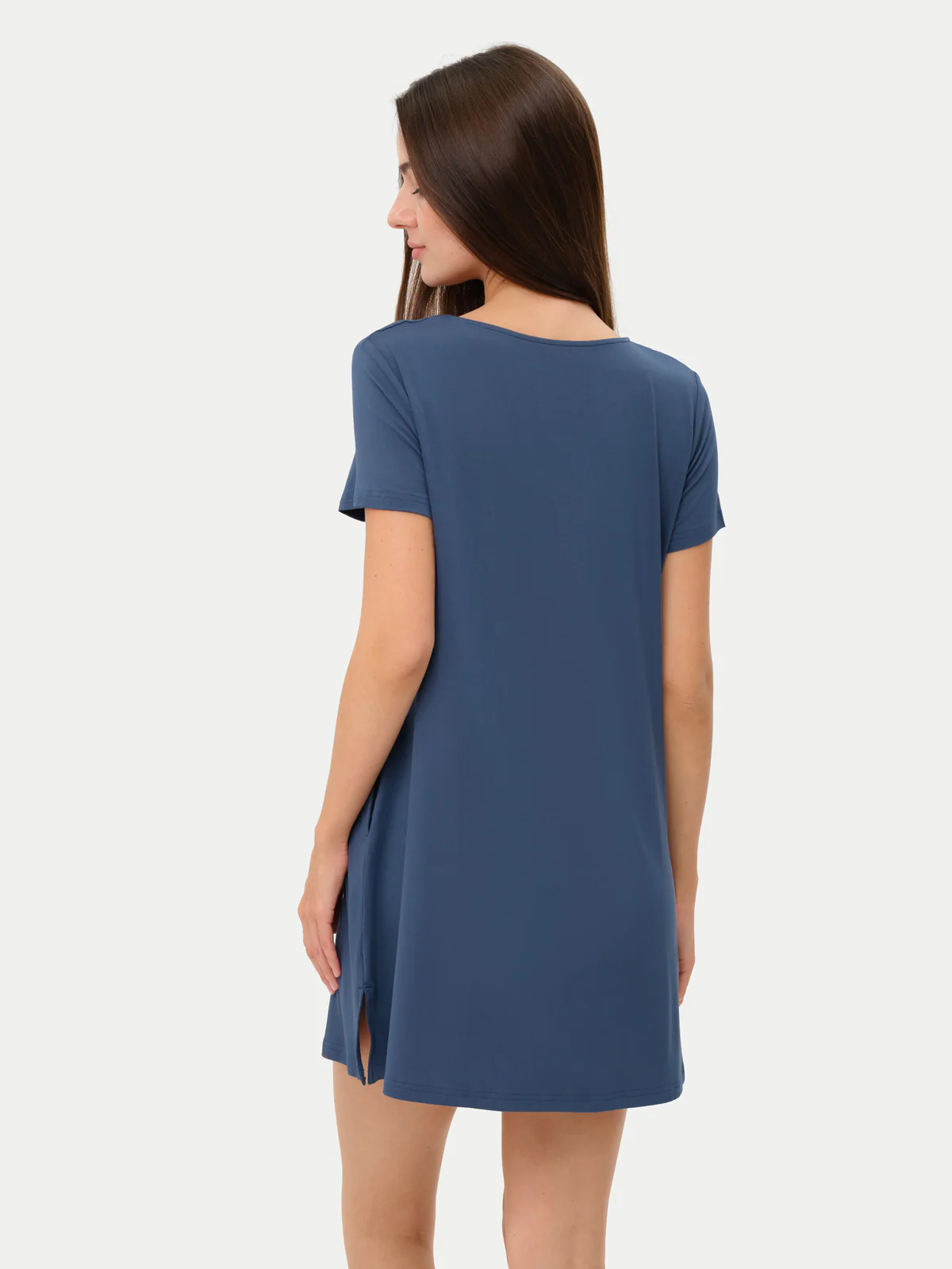 Short Sleeve Short Bamboo Sleepshirt - Image 96
