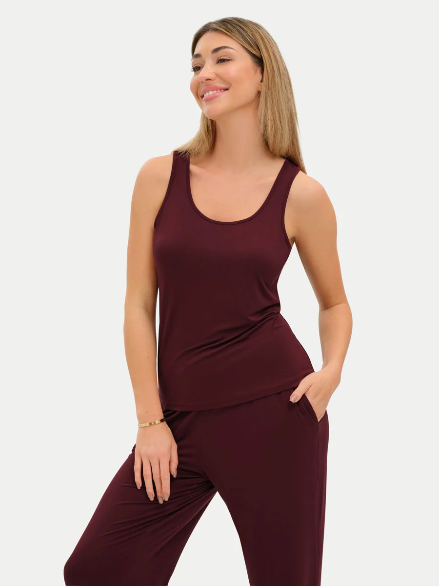 Sleeveless Bamboo Tank Top - Image 30
