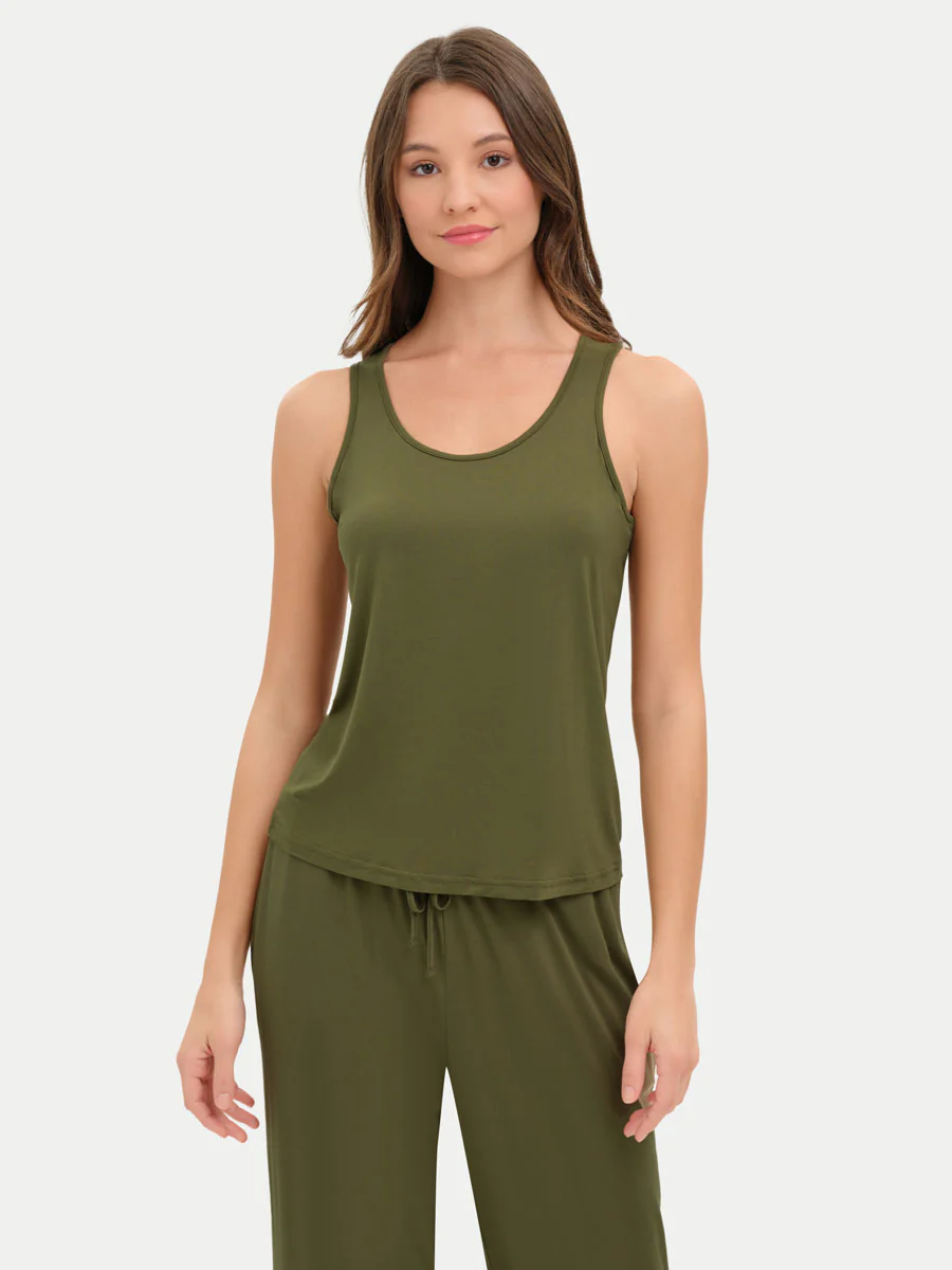 Sleeveless Bamboo Tank Top - Image 32
