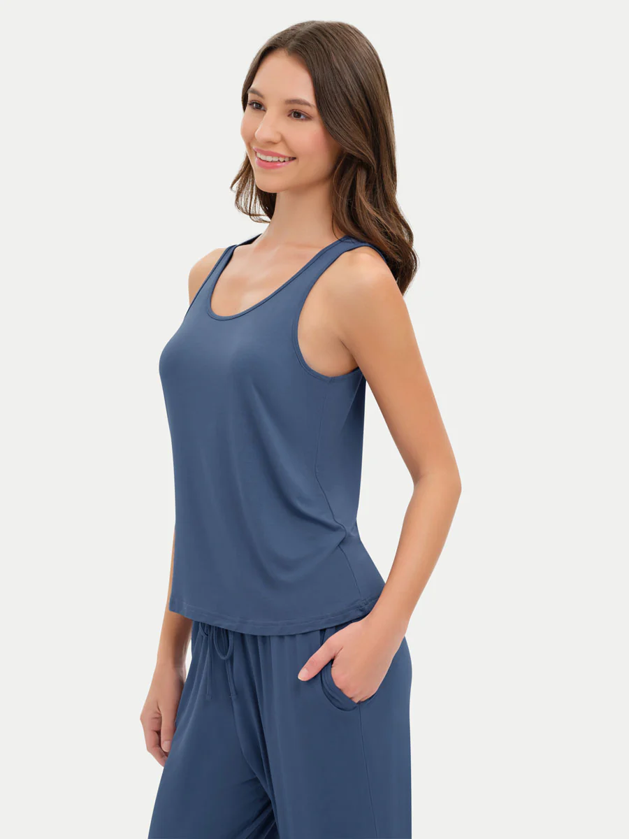 Sleeveless Bamboo Tank Top - Image 45