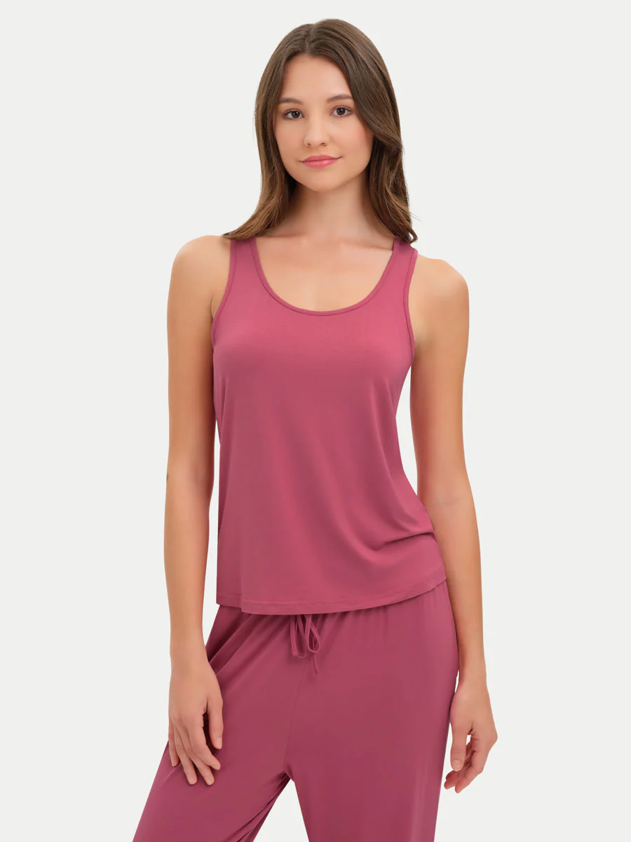 Sleeveless Bamboo Tank Top - Image 49