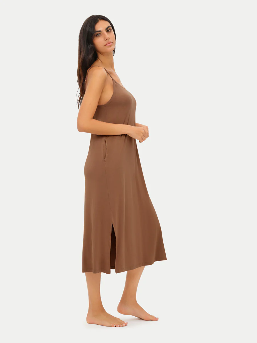 Sleeveless Long Bamboo Sleepshirt - Image 12