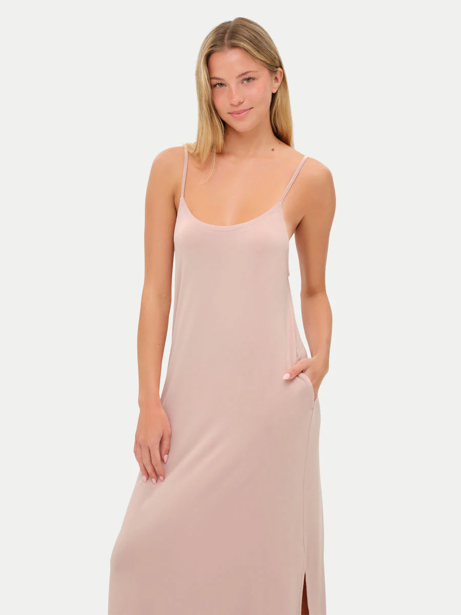 Sleeveless Long Bamboo Sleepshirt - Image 34