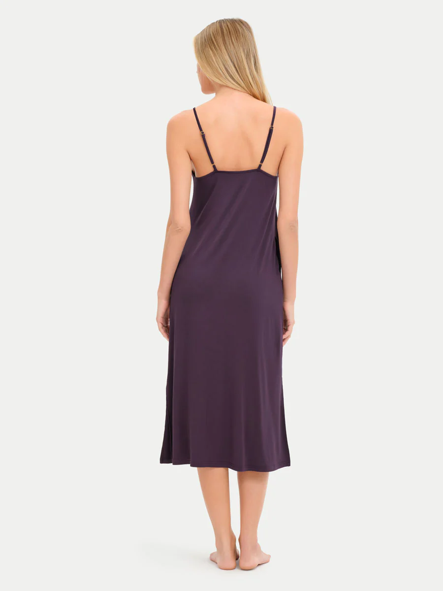 Sleeveless Long Bamboo Sleepshirt - Image 71