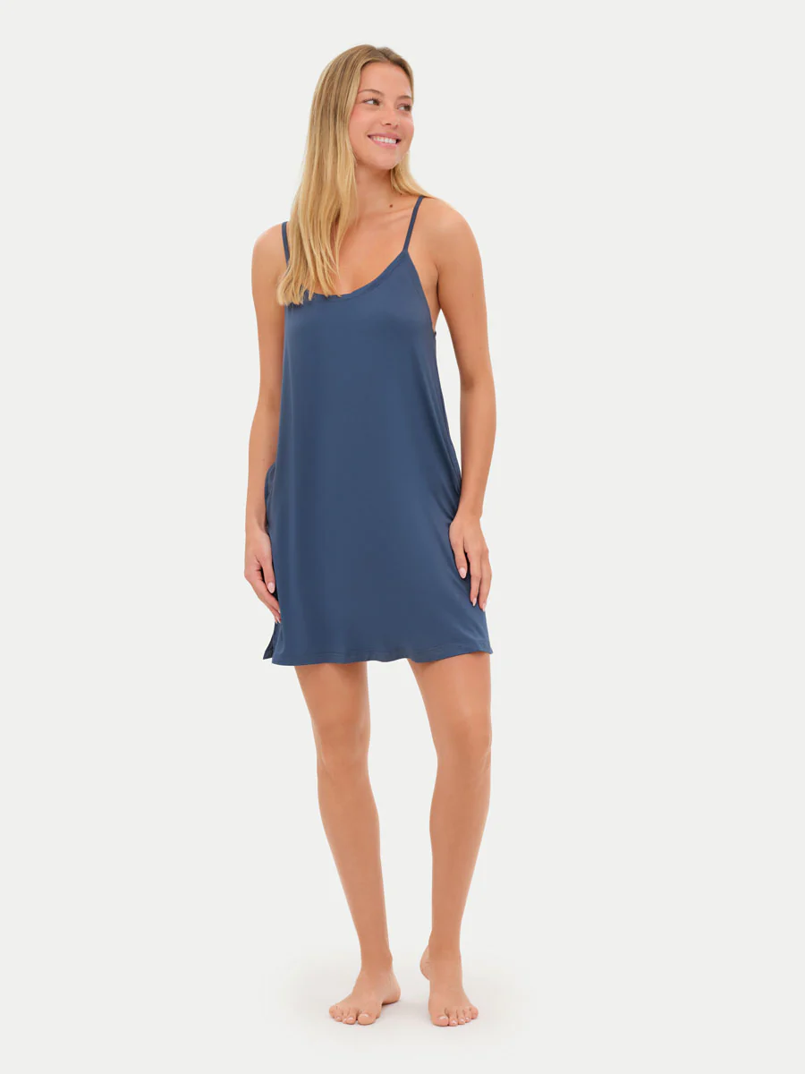 Sleeveless Short Bamboo Sleepshirt - Image 23