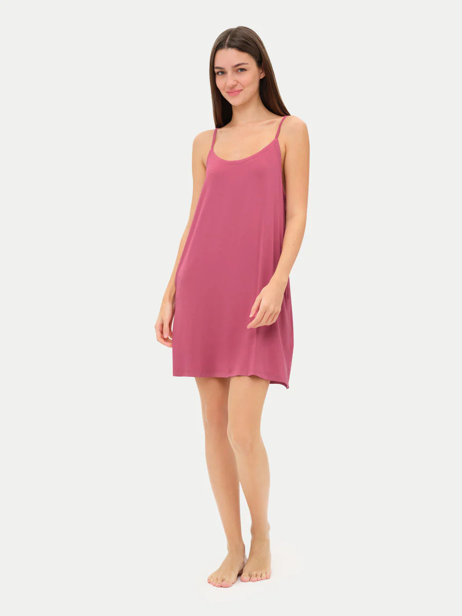 Sleeveless Short Bamboo Sleepshirt - Image 27