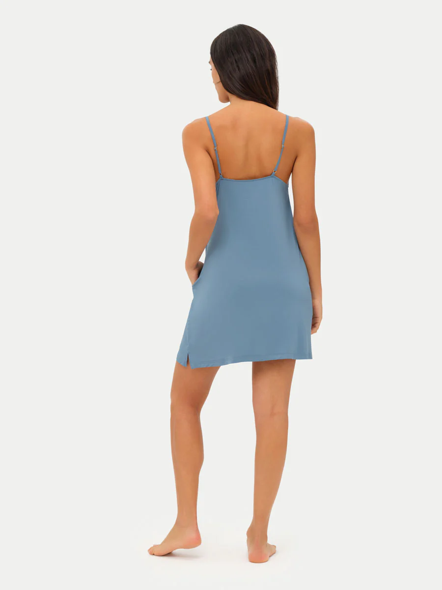 Sleeveless Short Bamboo Sleepshirt - Image 34