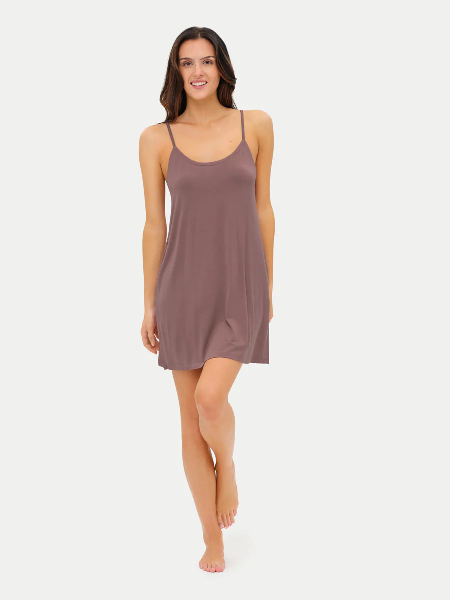 Sleeveless Short Bamboo Sleepshirt - Image 5