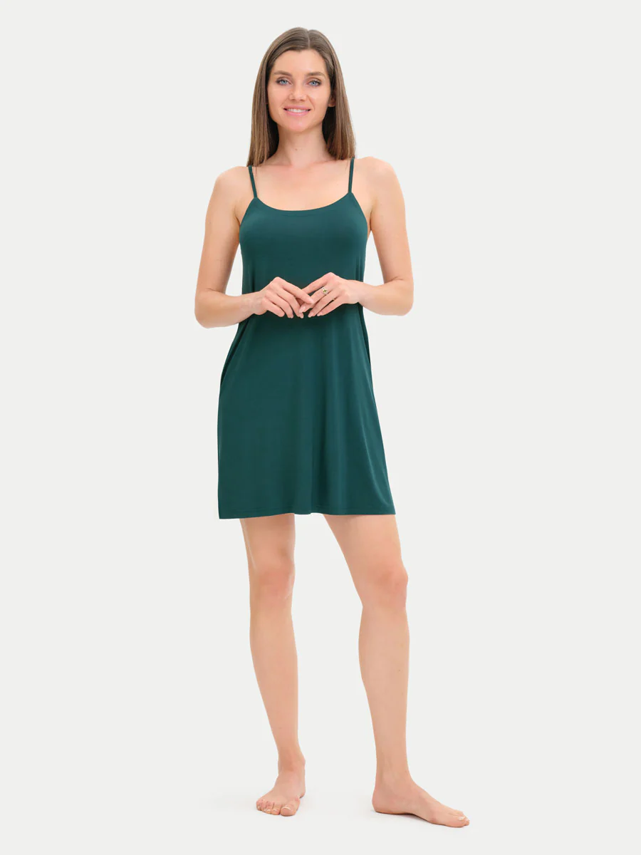 Sleeveless Short Bamboo Sleepshirt - Image 79
