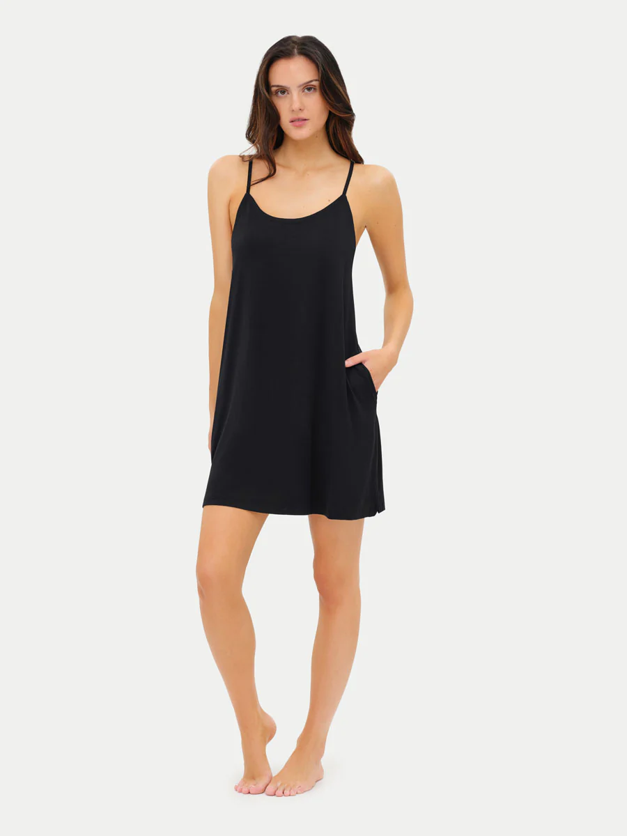 Sleeveless Short Bamboo Sleepshirt - Image 9